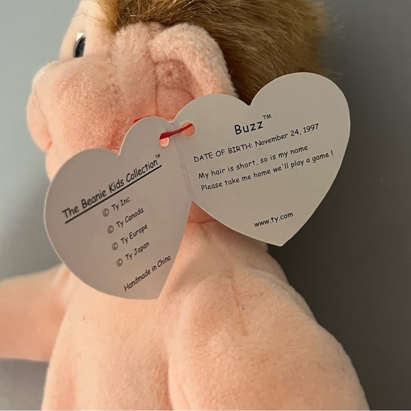 3/25$(Mix) TY Beanie Kids BUZZ, Original Beanie Kids NWT Rare Error 97/2000 10” - Picture 11 of 12